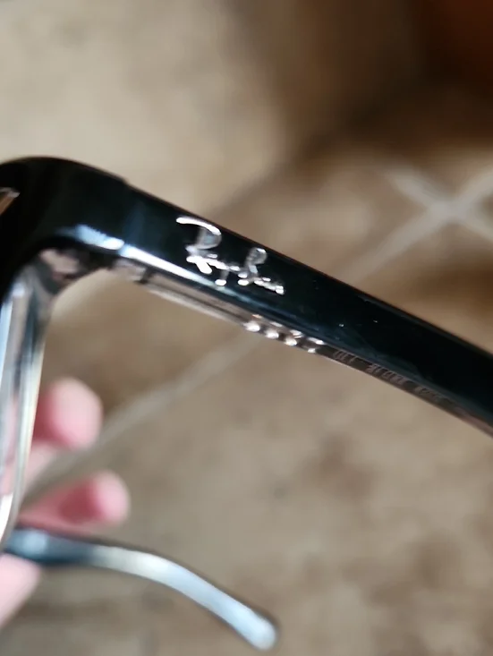 Ray-Ban Youth Black Frame Eyeglasses with Yellow Hard Case - Picture 5 of 16